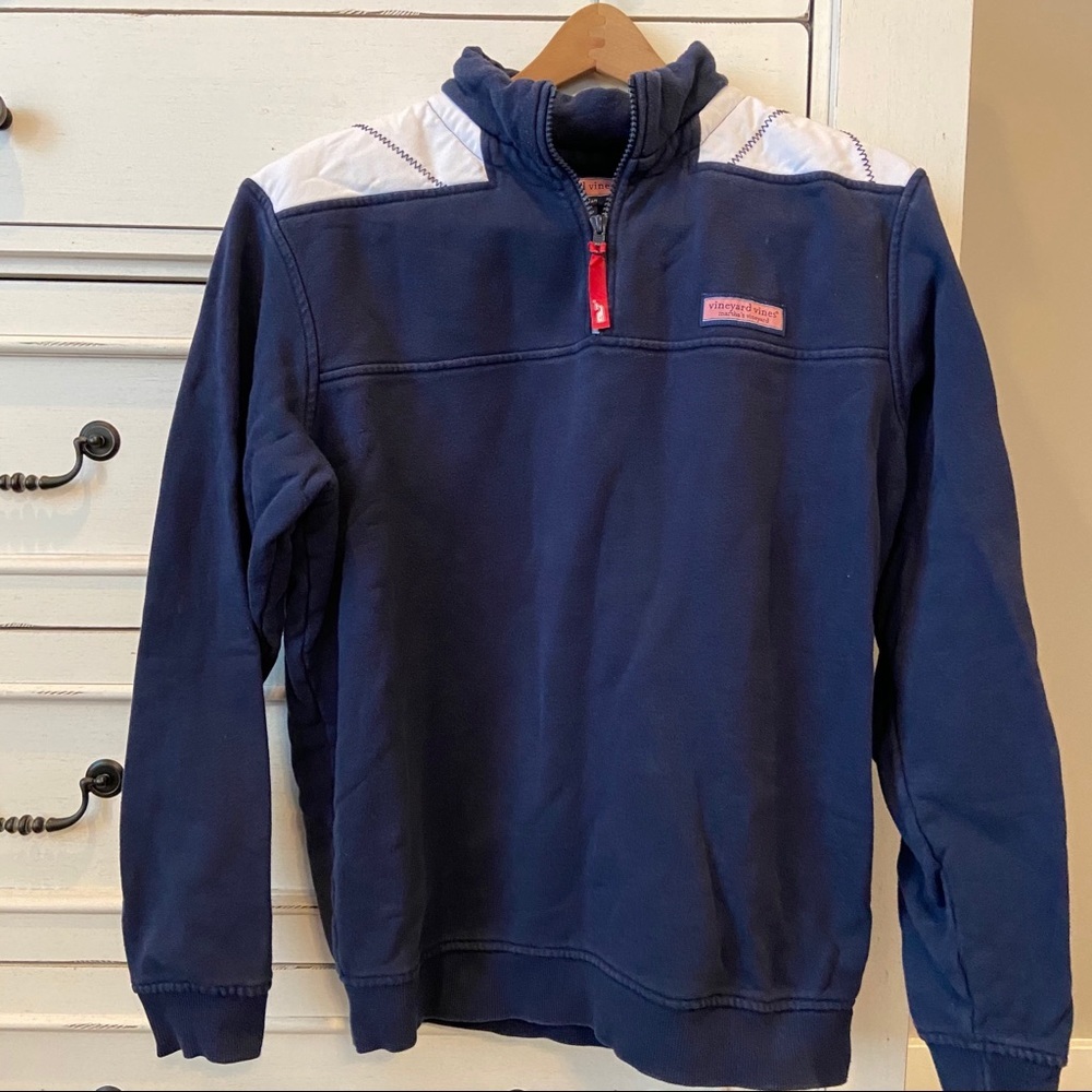 Vineyard Vines Quarter ZIP Sweatshirt. Size Small. - Picture 2 of 11
